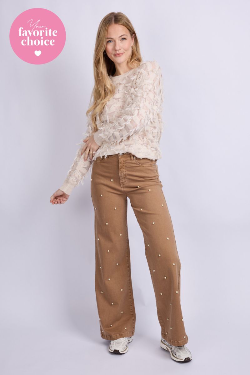C&S The Label Parisa Pants Tiger Eye