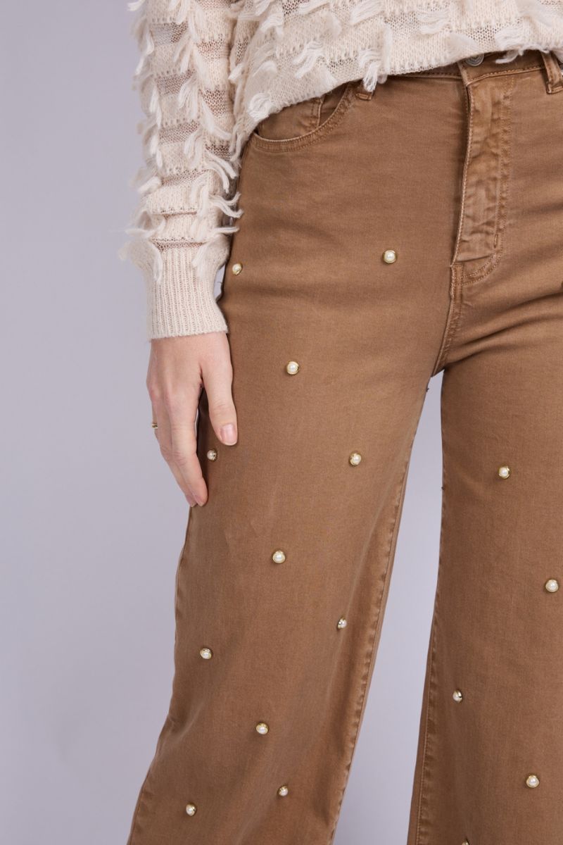 C&S The Label Parisa Pants Tiger Eye