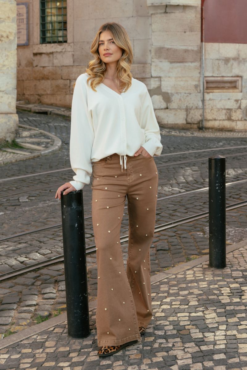 C&S The Label Parisa Pants Tiger Eye