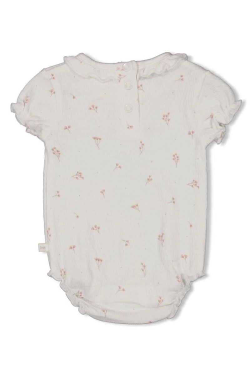Feetje Romper Crinkle AOP Delicate Flower Offwhite