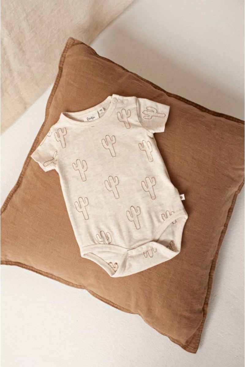 Feetje Romper AOP Sssiesta Offwhite Melange