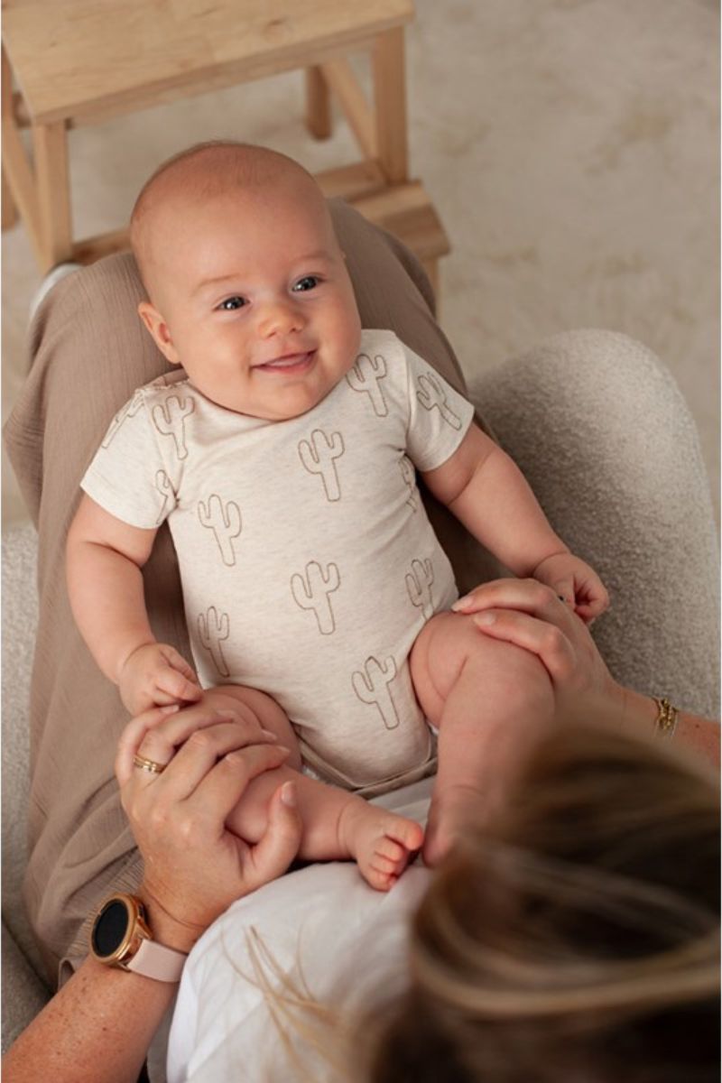 Feetje Romper AOP Sssiesta Offwhite Melange