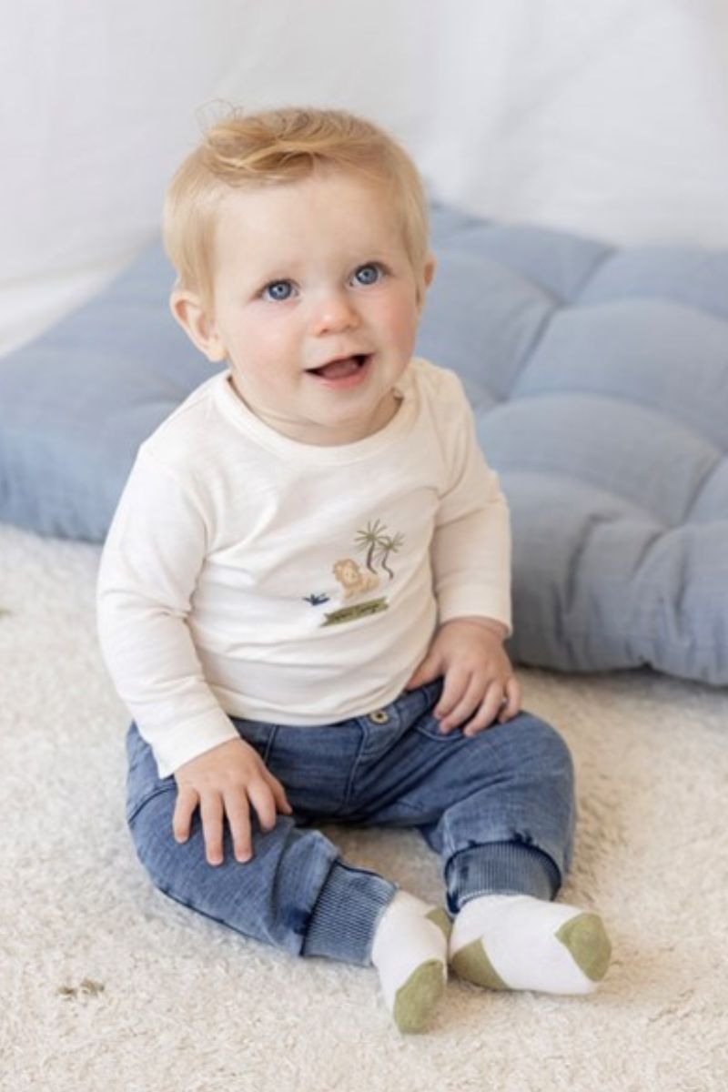 Feetje Broek Jogg Denim Safari Savage Lichtblauw Denim