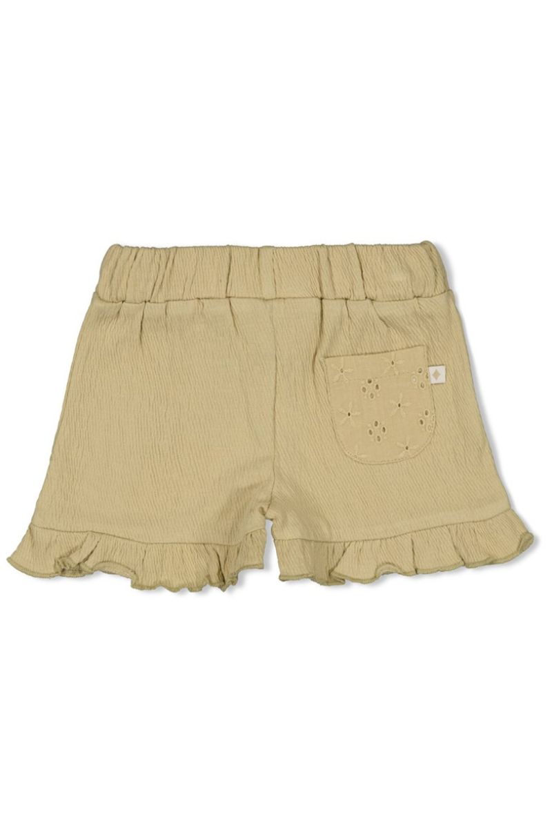 Feetje Short Crinkle Ruches Let Your Dreams Blossom Groen