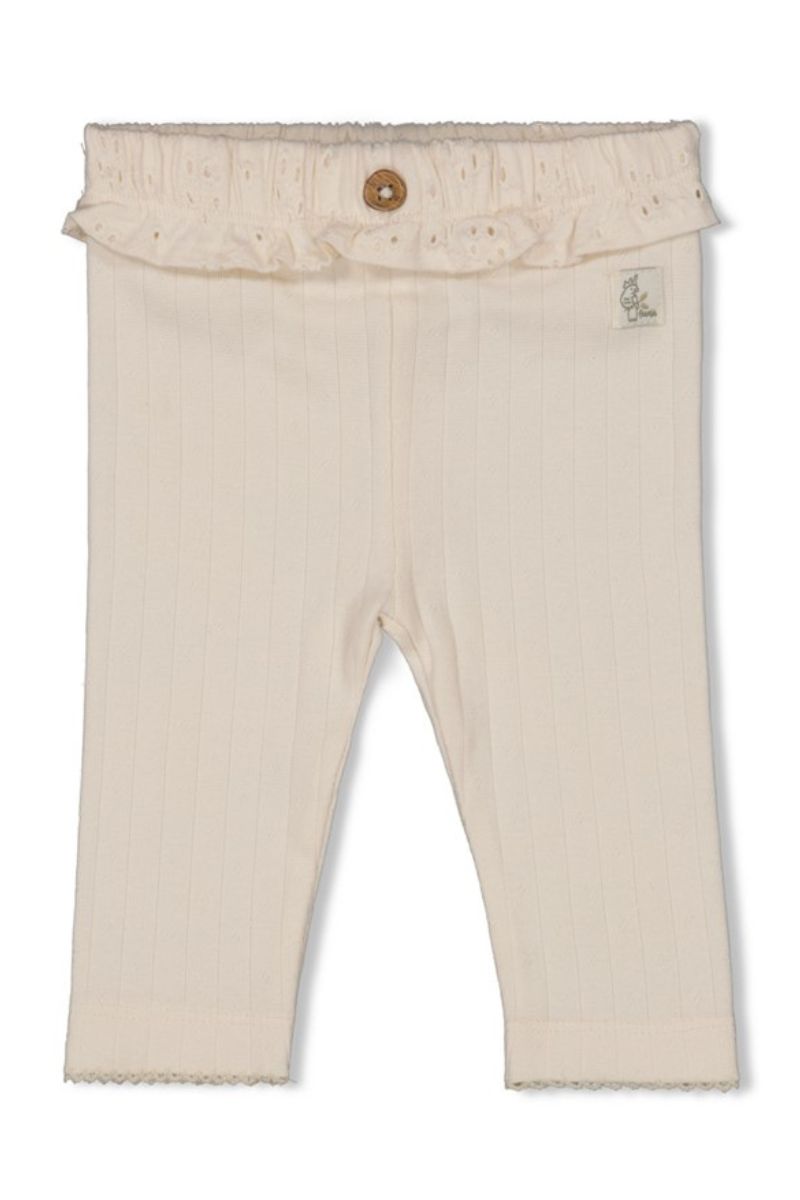 Feetje Legging Rib Let Your Dreams Blossom Offwhite