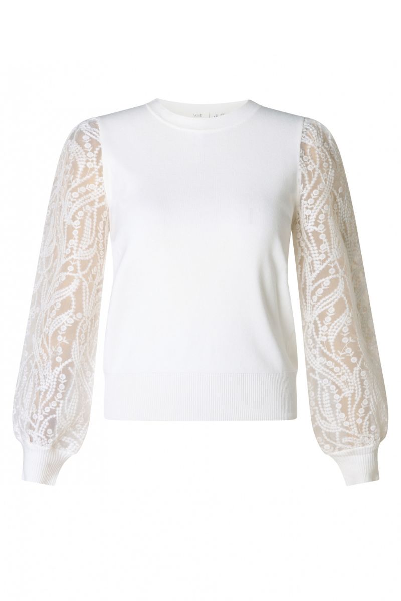 Yest Ilarie Top Antique White