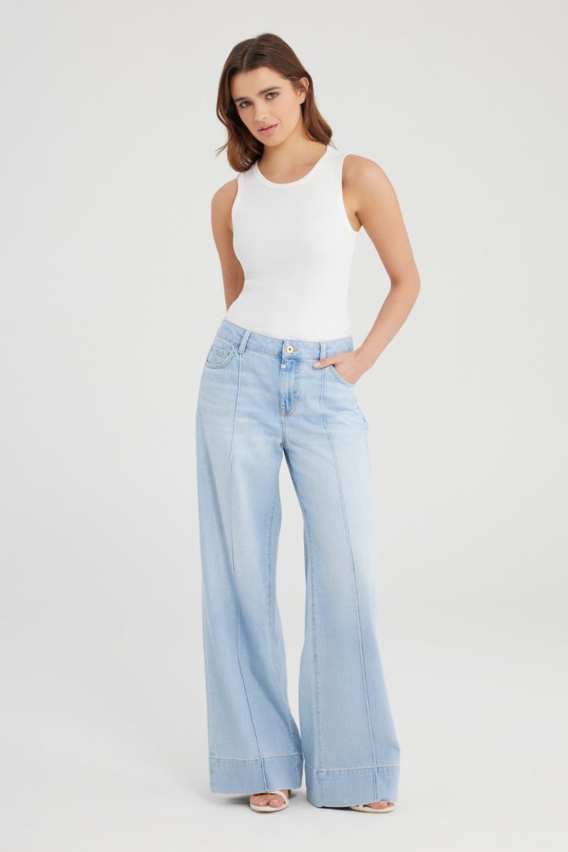 Cup Of Joe Layla Jeans Light Blue