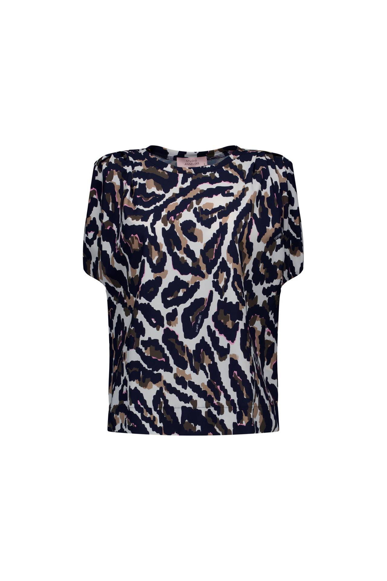 Studio Anneloes Leona Strap Leopard Top Multicolor