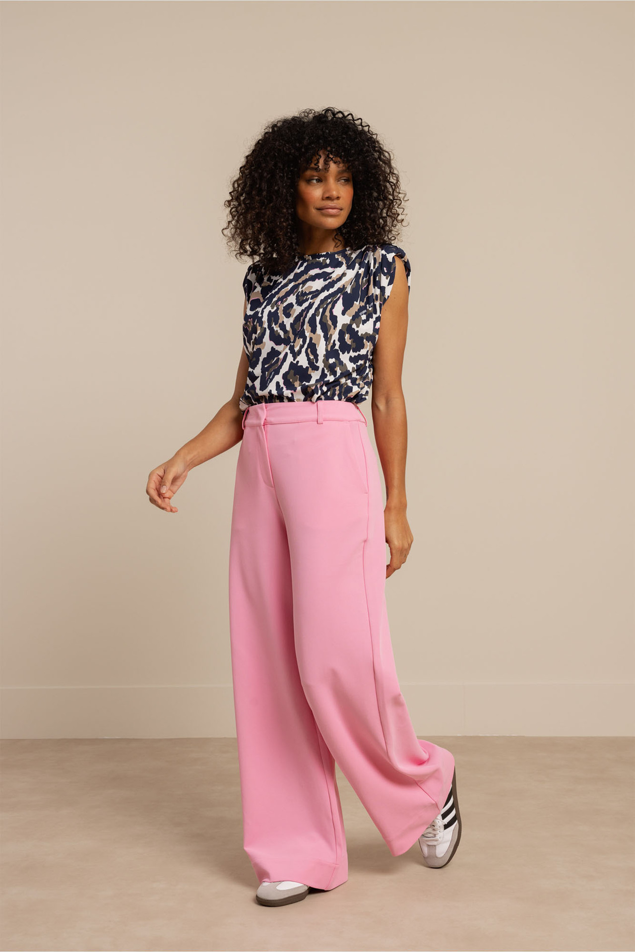 Studio Anneloes Leona Strap Leopard Top Multicolor