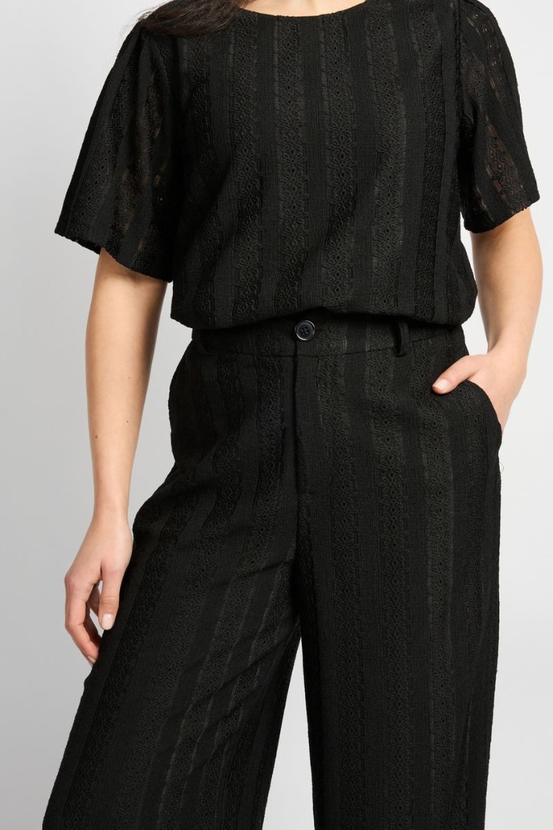 C&S The Label Pansy Pants Black