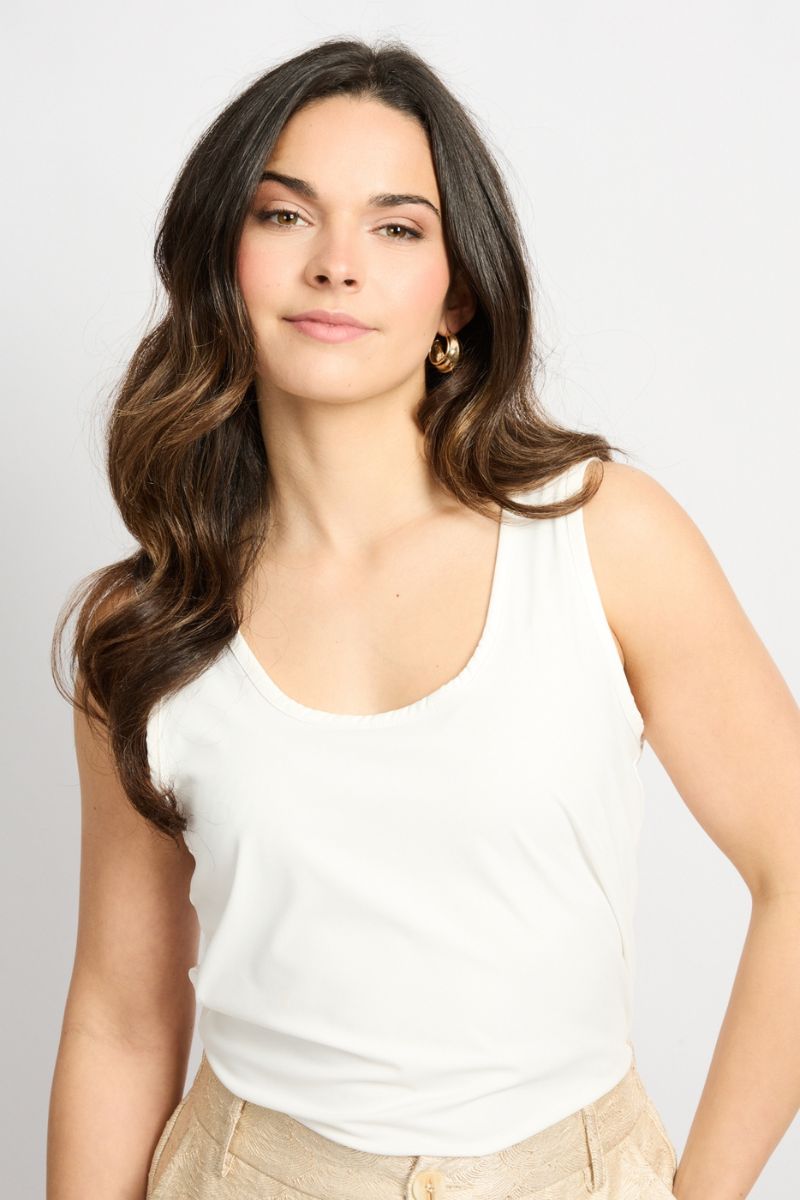 C&S The Label Traci Singlet Offwhite