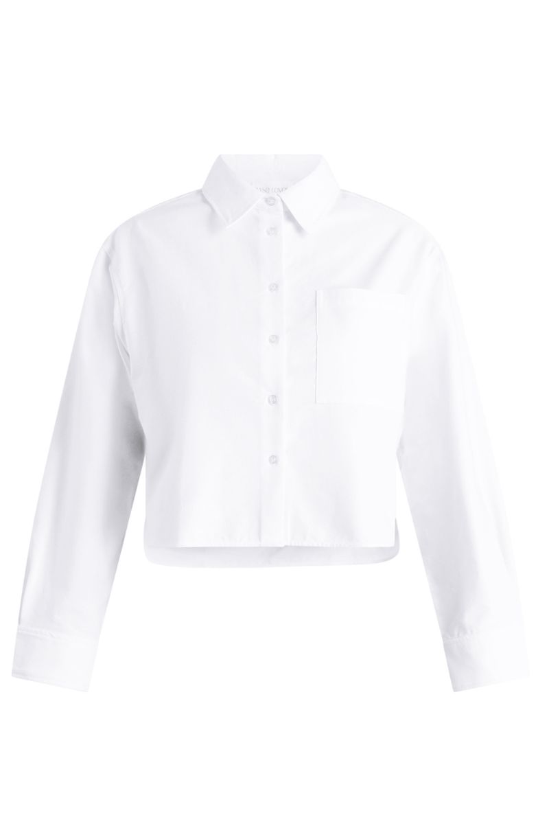 Base Level Bea Blouse White