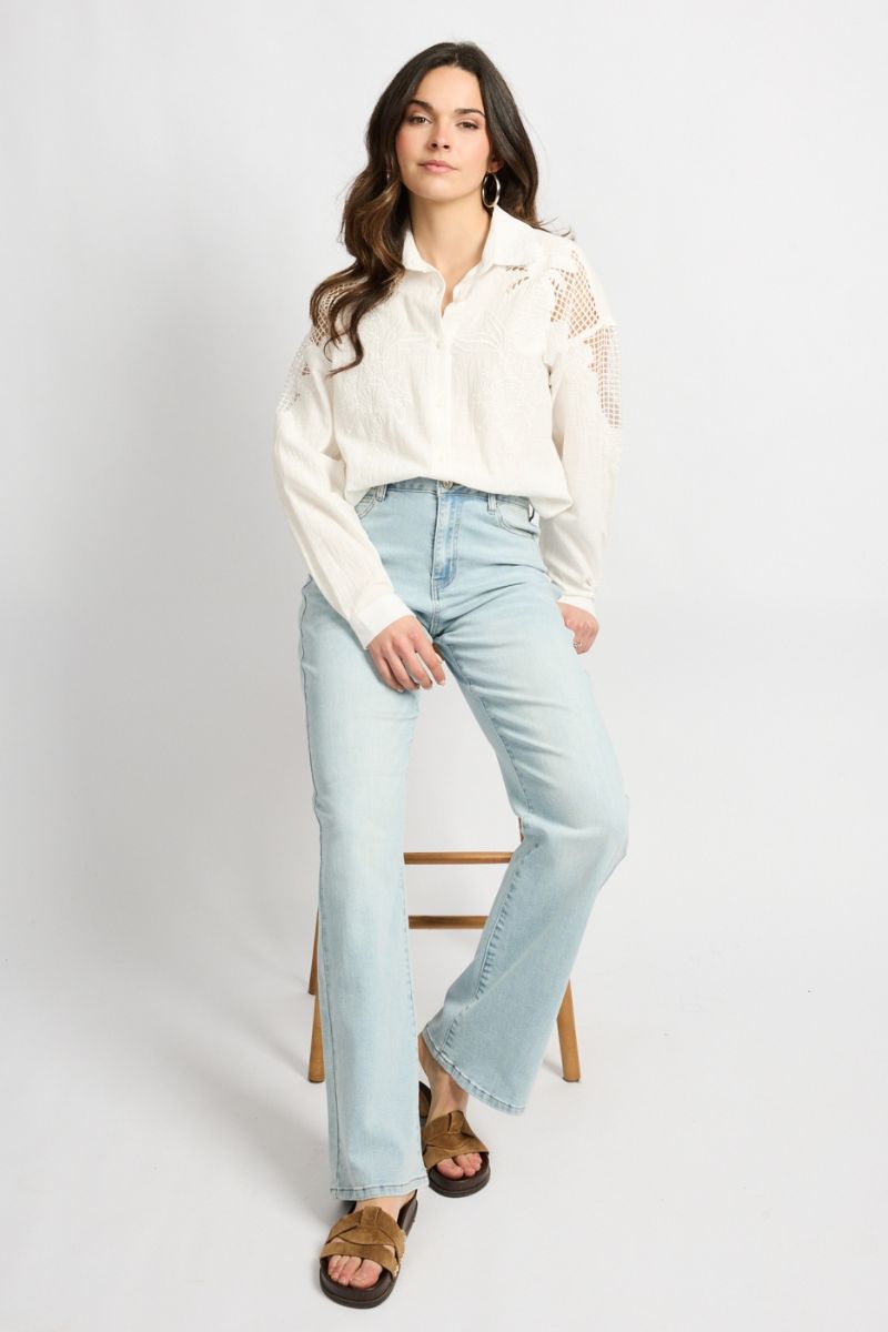 C&S The Label Nadia Jeans Denim Light Blue