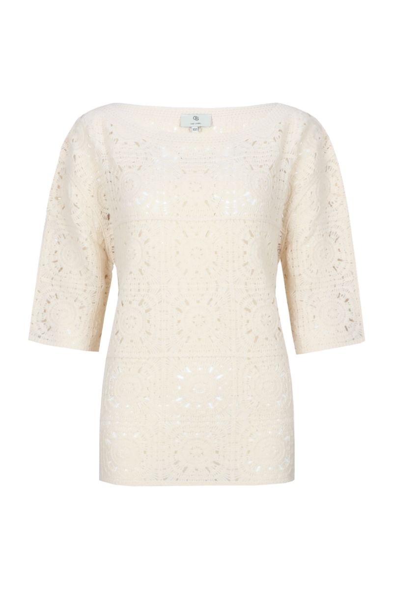 C&S The Label Cynthia Knit Pullover Sand