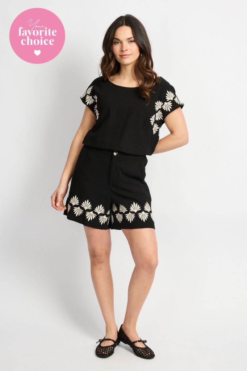 C&S The Label Palemo Short Black