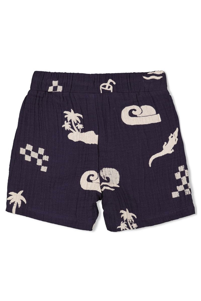 Feetje Short Mousseline AOP Lagoon Legends Indigo