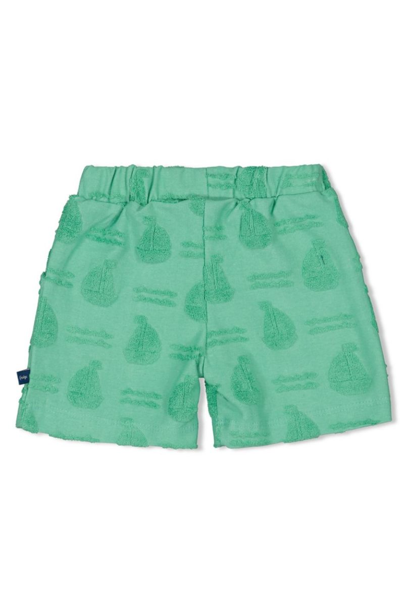 Feetje Short AO Badstof Seaside Happiness Groen
