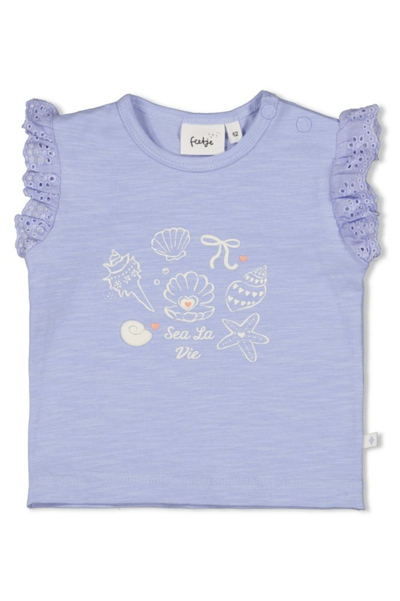 Feetje Shirt Sea La Vie Lavendel