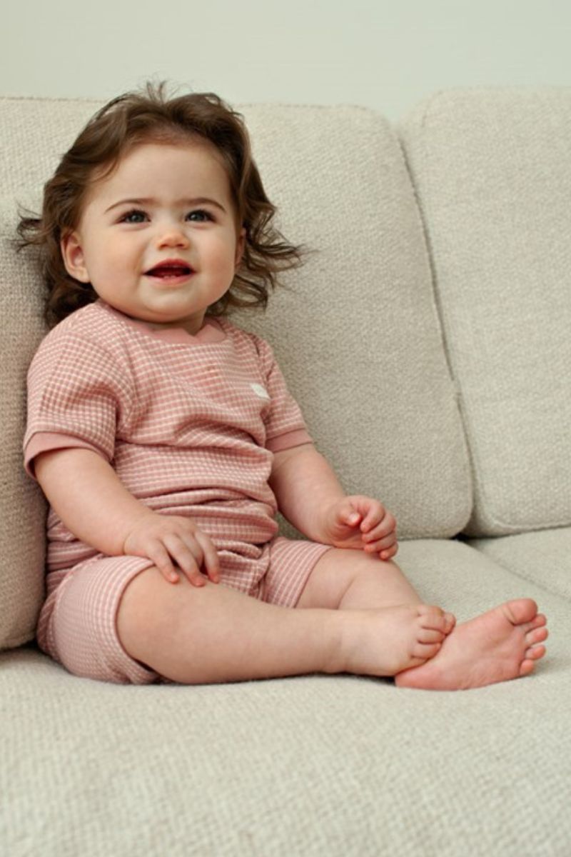 Feetje Shortama Wafel Summer Special Mauve