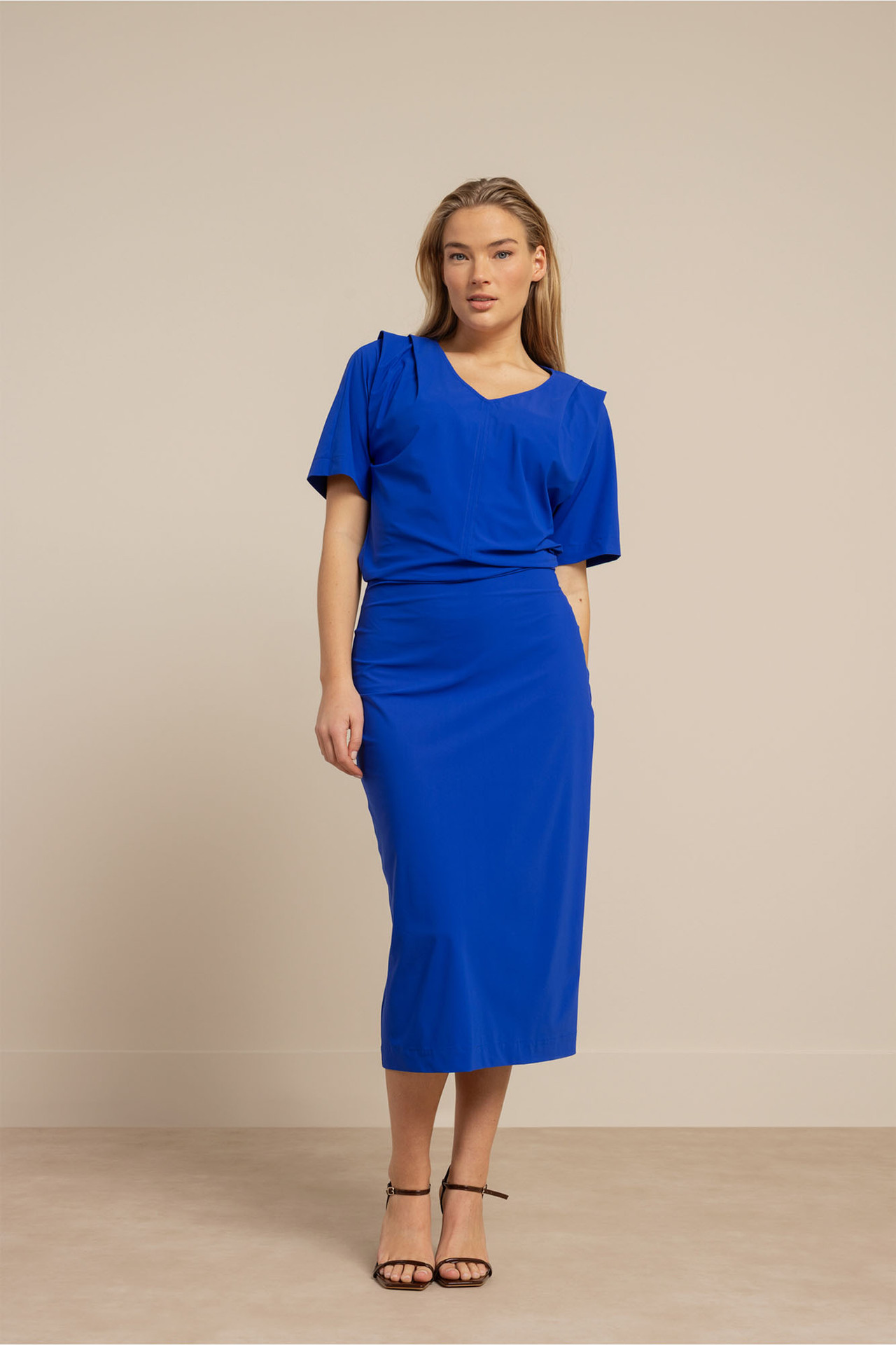 Studio Anneloes Ivey Dress Electric Blue
