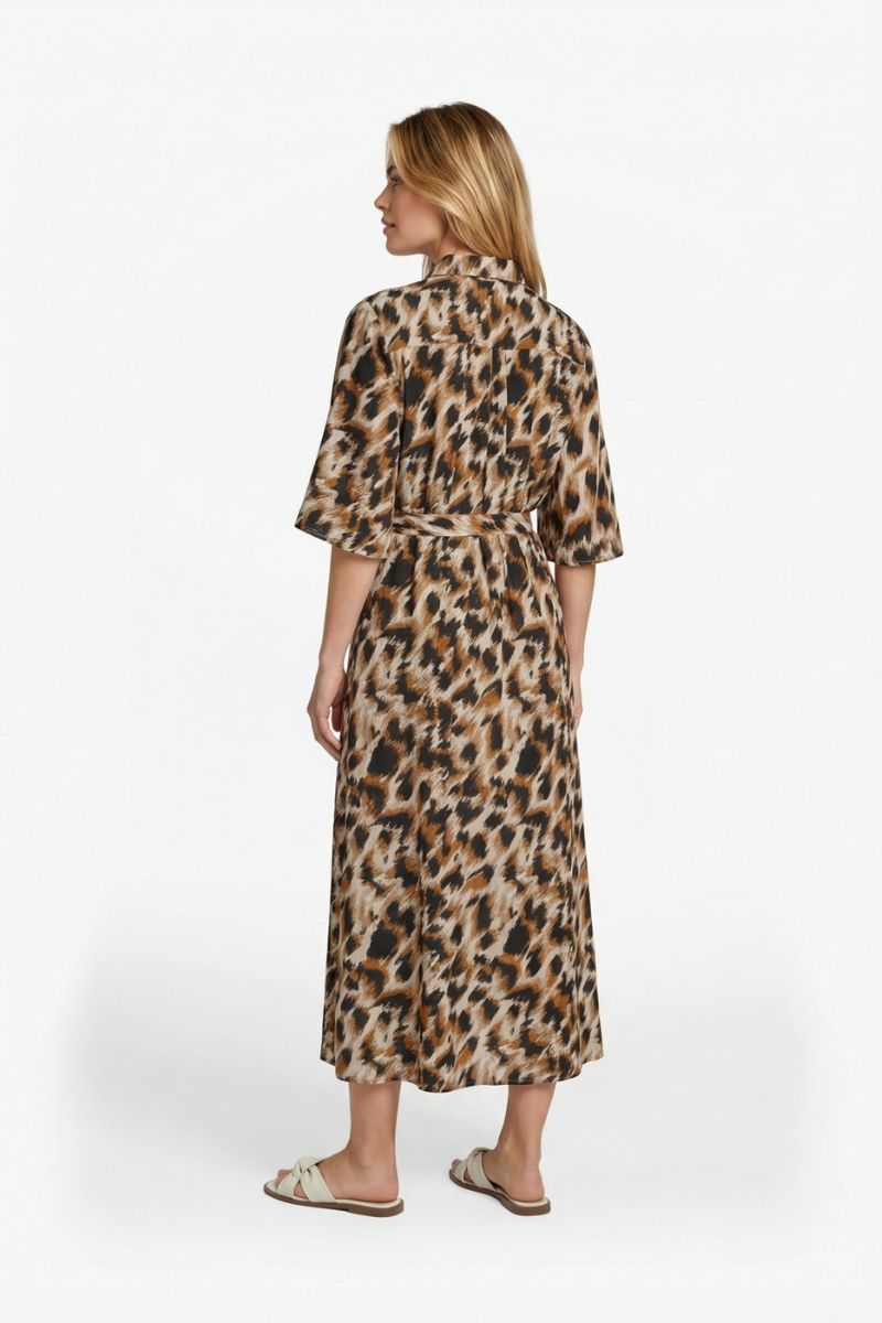 C&S The Label Damina Dress Sand/Golden Yellow
