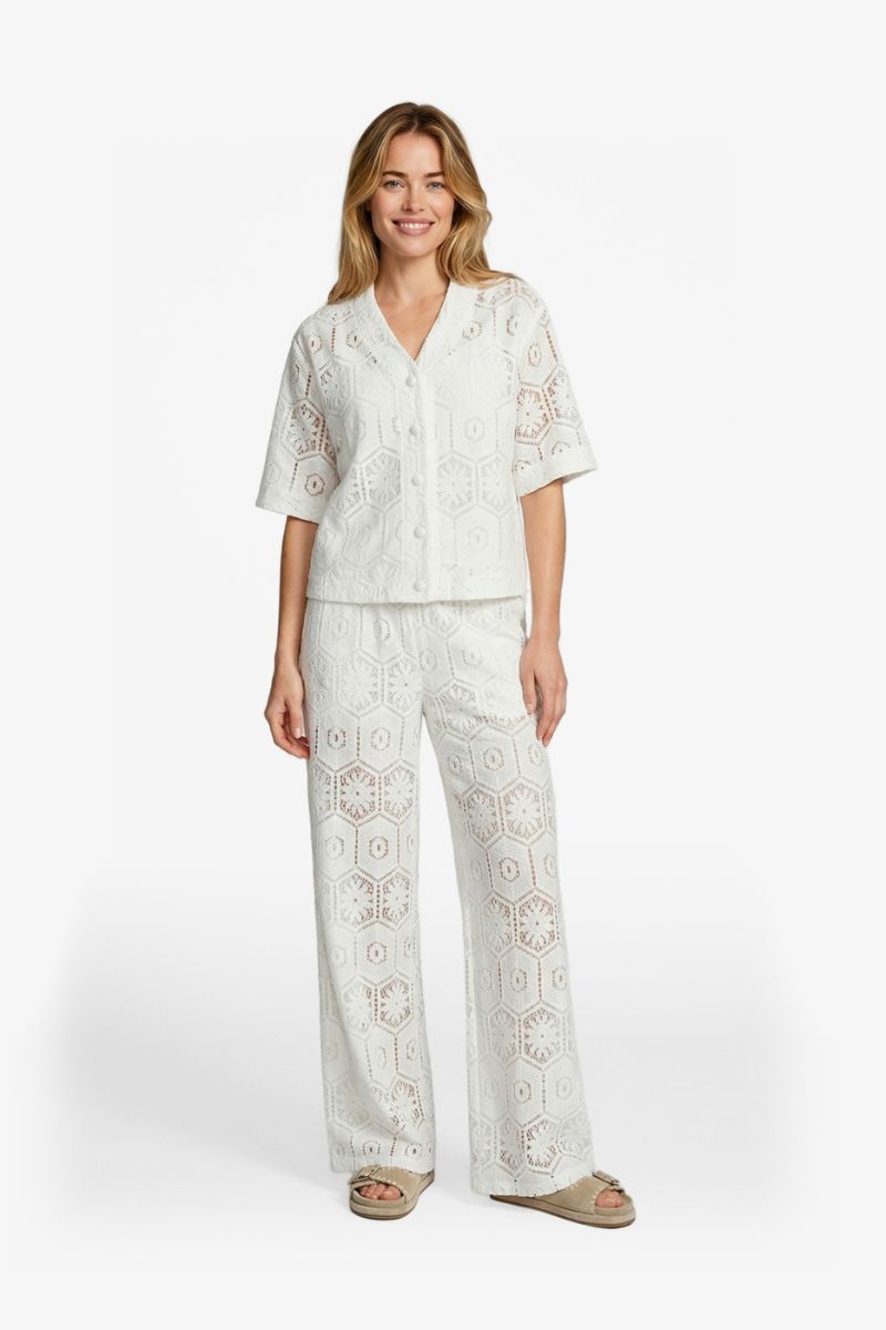 C&S The Label Tola Blouse Ecru