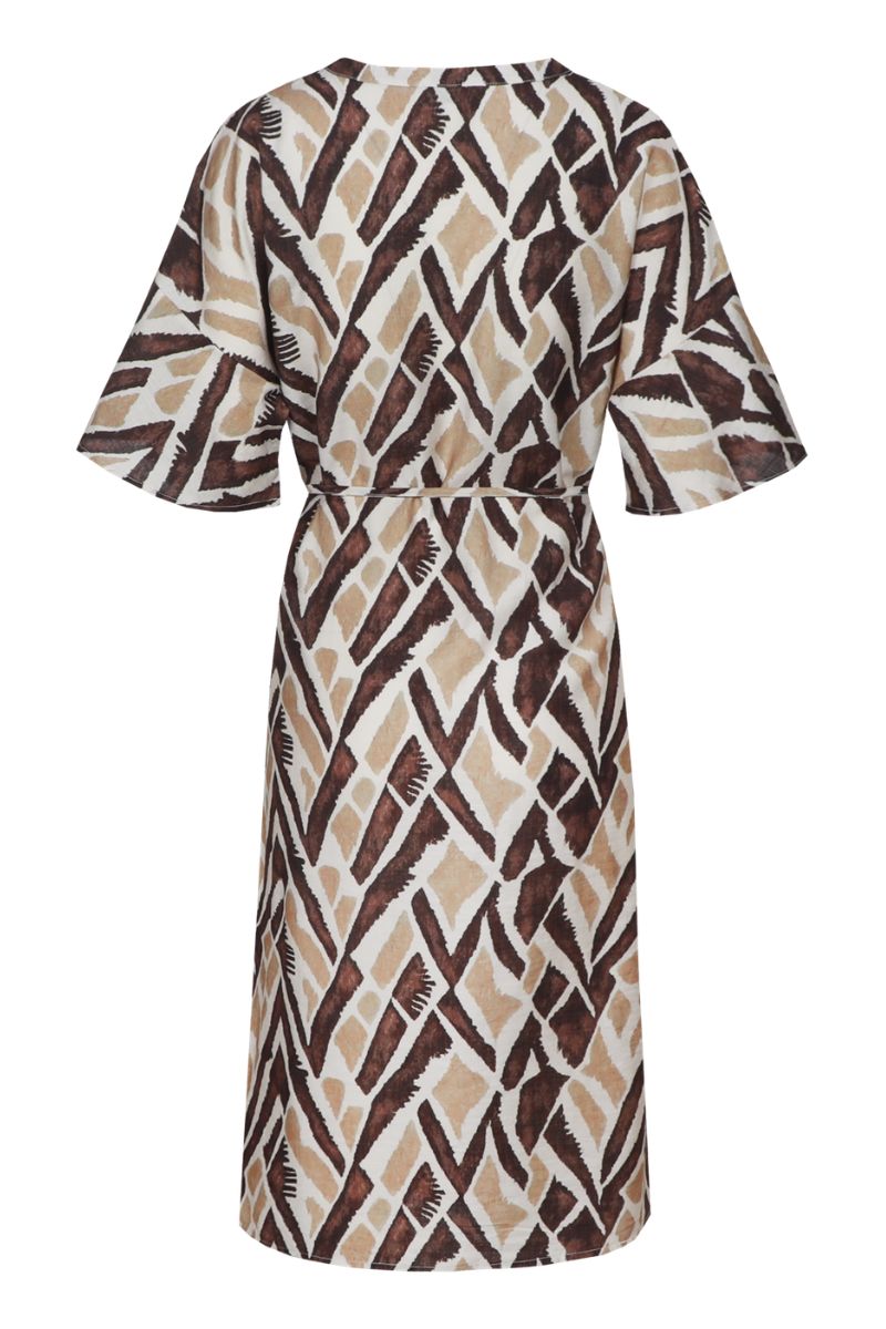 C&S The Label Dalma Dress Sand/Khaki