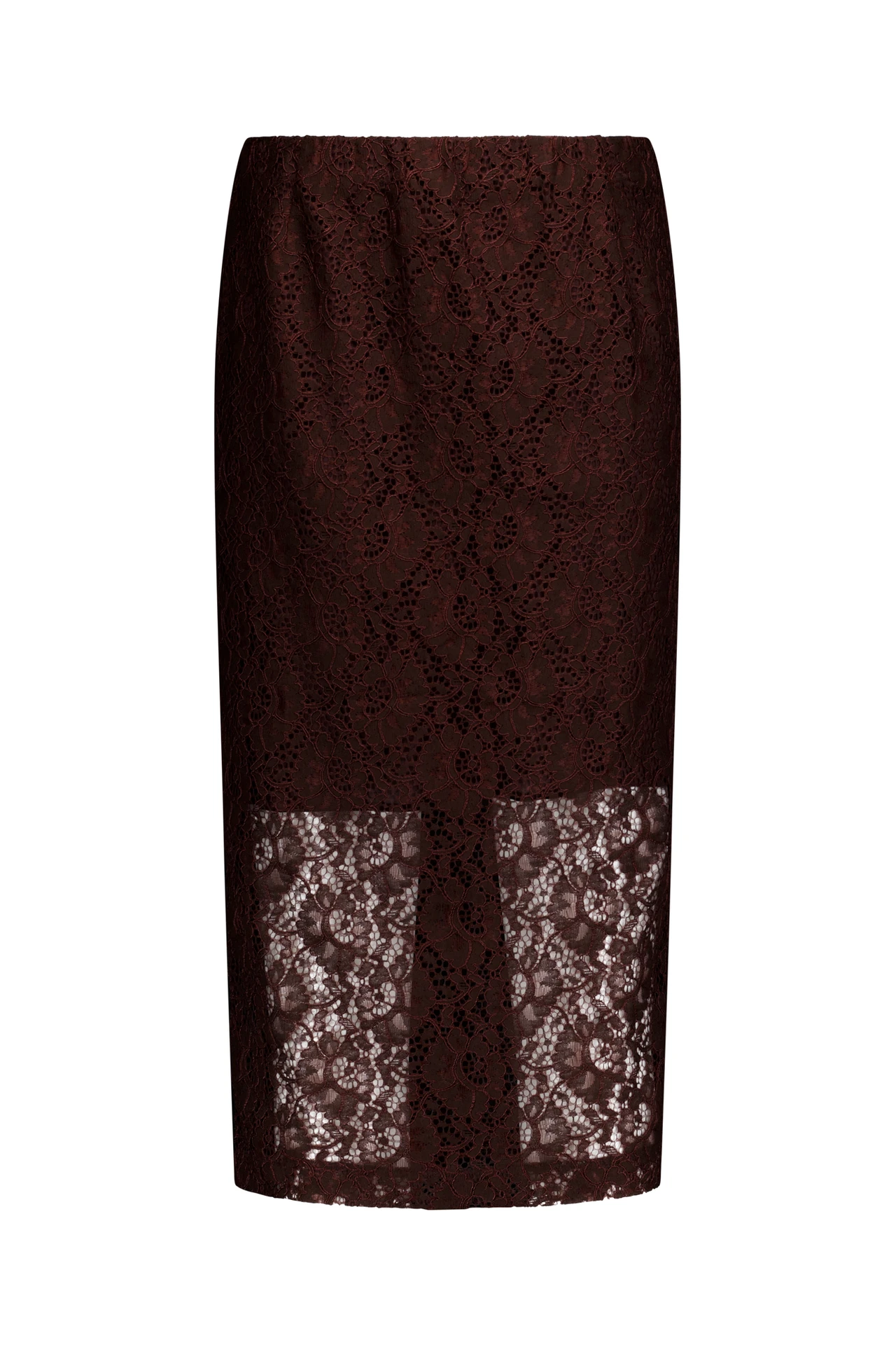 Studio Anneloes Alissa Lace Skirt Espresso
