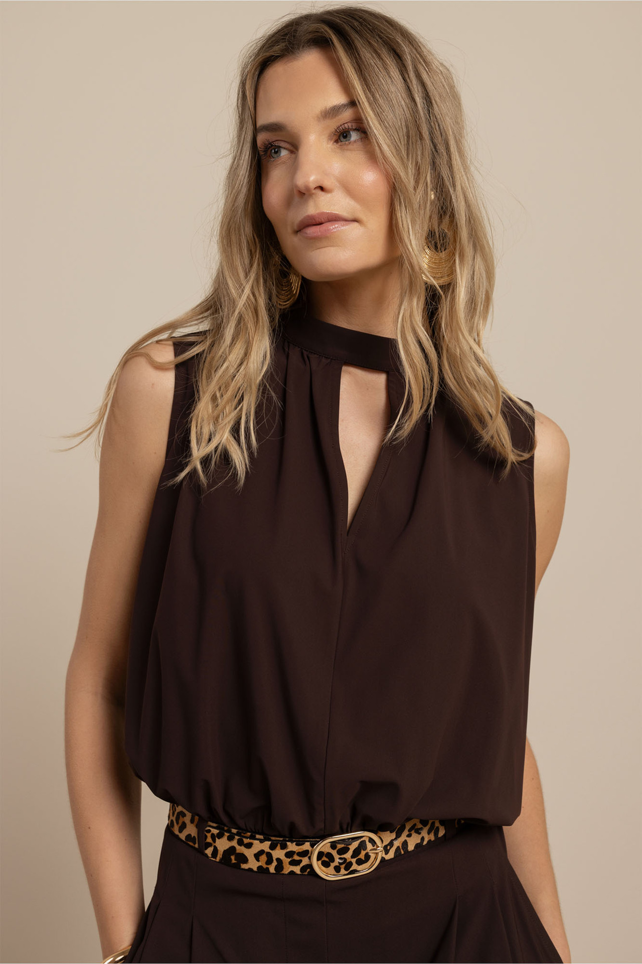 Studio Anneloes Jenna Jumpsuit Espresso