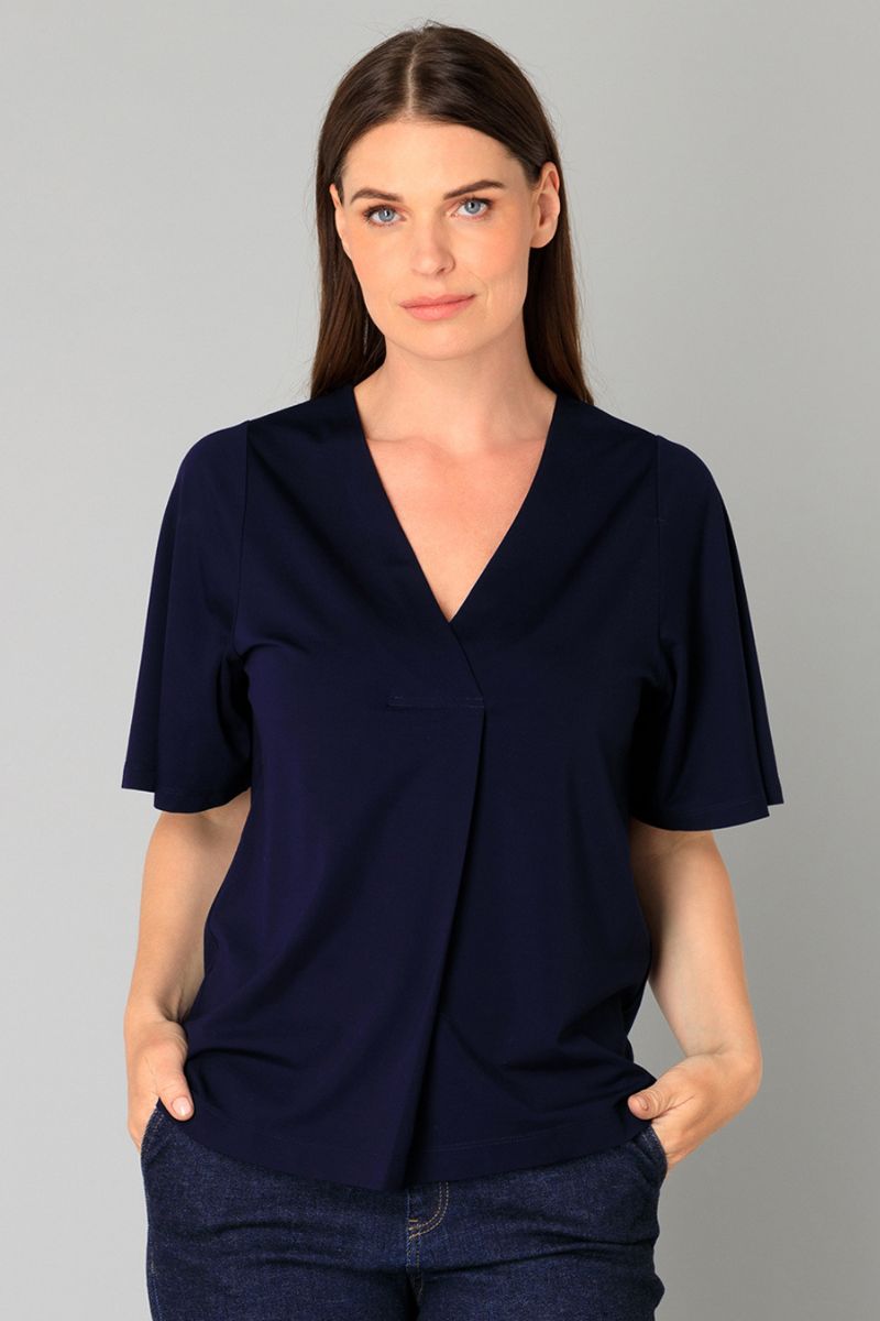 Yest Bryony Top Dark Navy