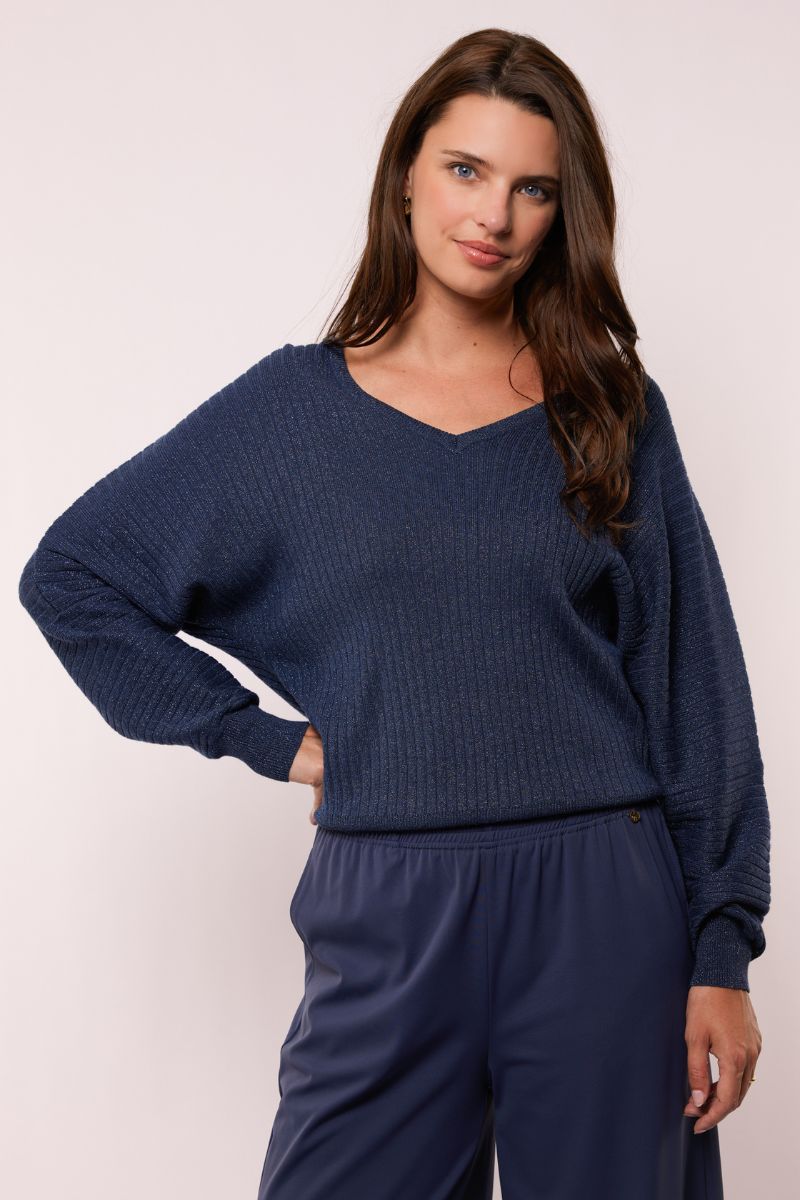 G-maxx Violetta Knitting Sweater Dark Night Blue