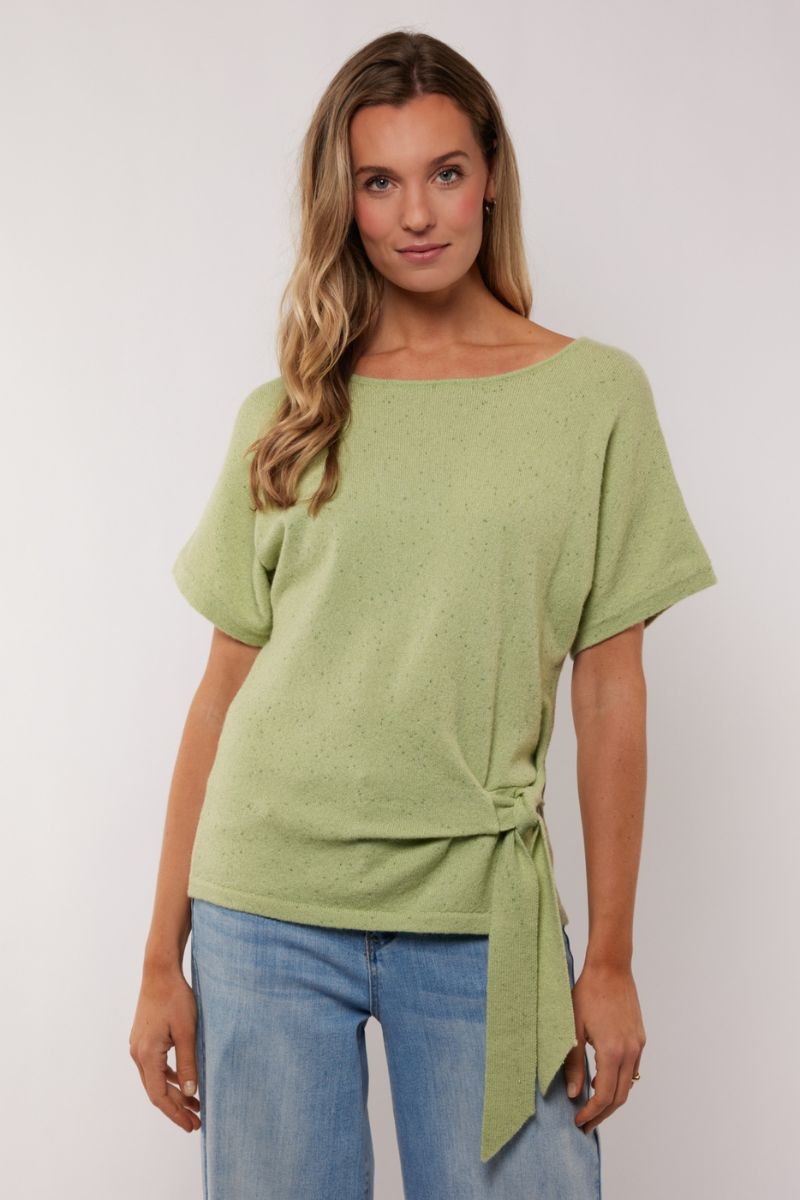 G-maxx Anais Knit Top Light Moss