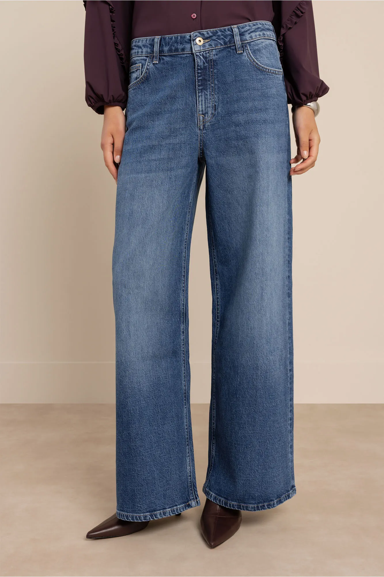 Studio Anneloes Pixie Denim Trousers in denimblauw